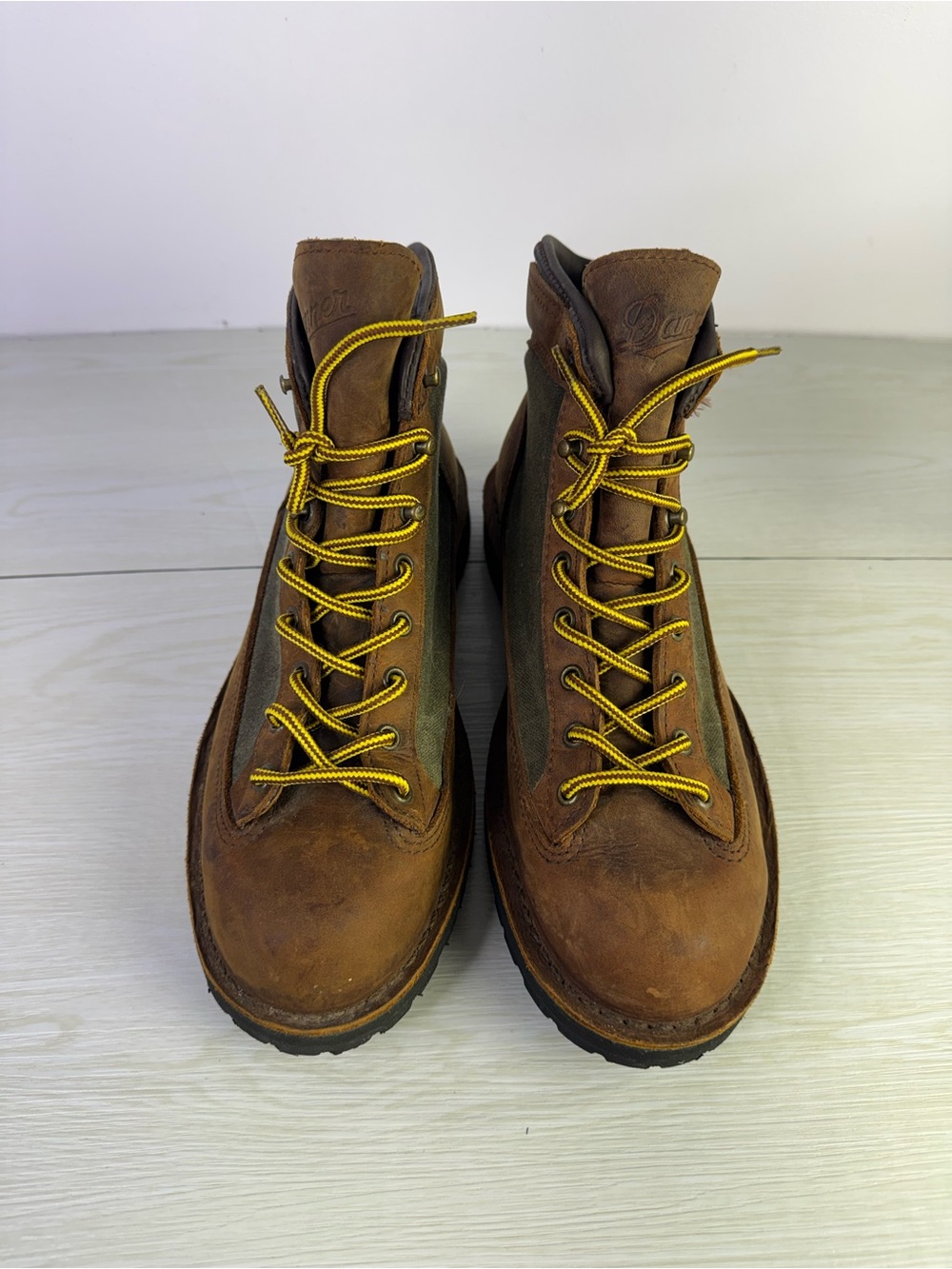Danner Ridge hiking boots in dark brown and forest green US 9.5 UK 9 - Picture 3 of 8